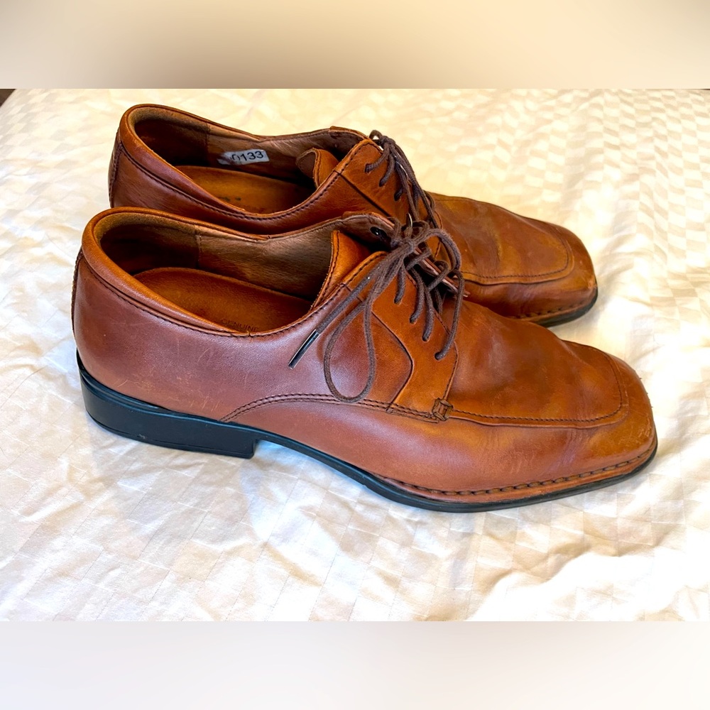 Rockport Genuine Leather Mens Shoes 8.5 Brown Apm24833